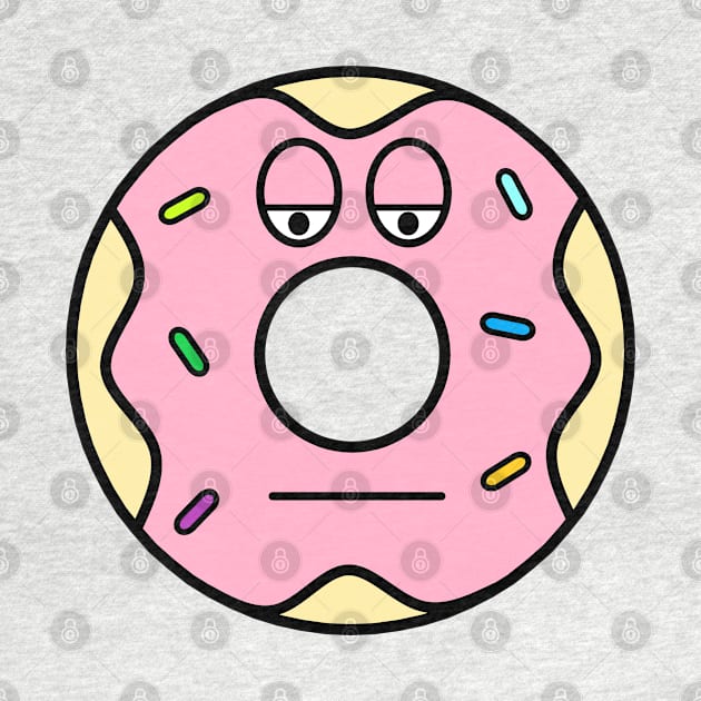 The Unamused Donut by Bubba Creative